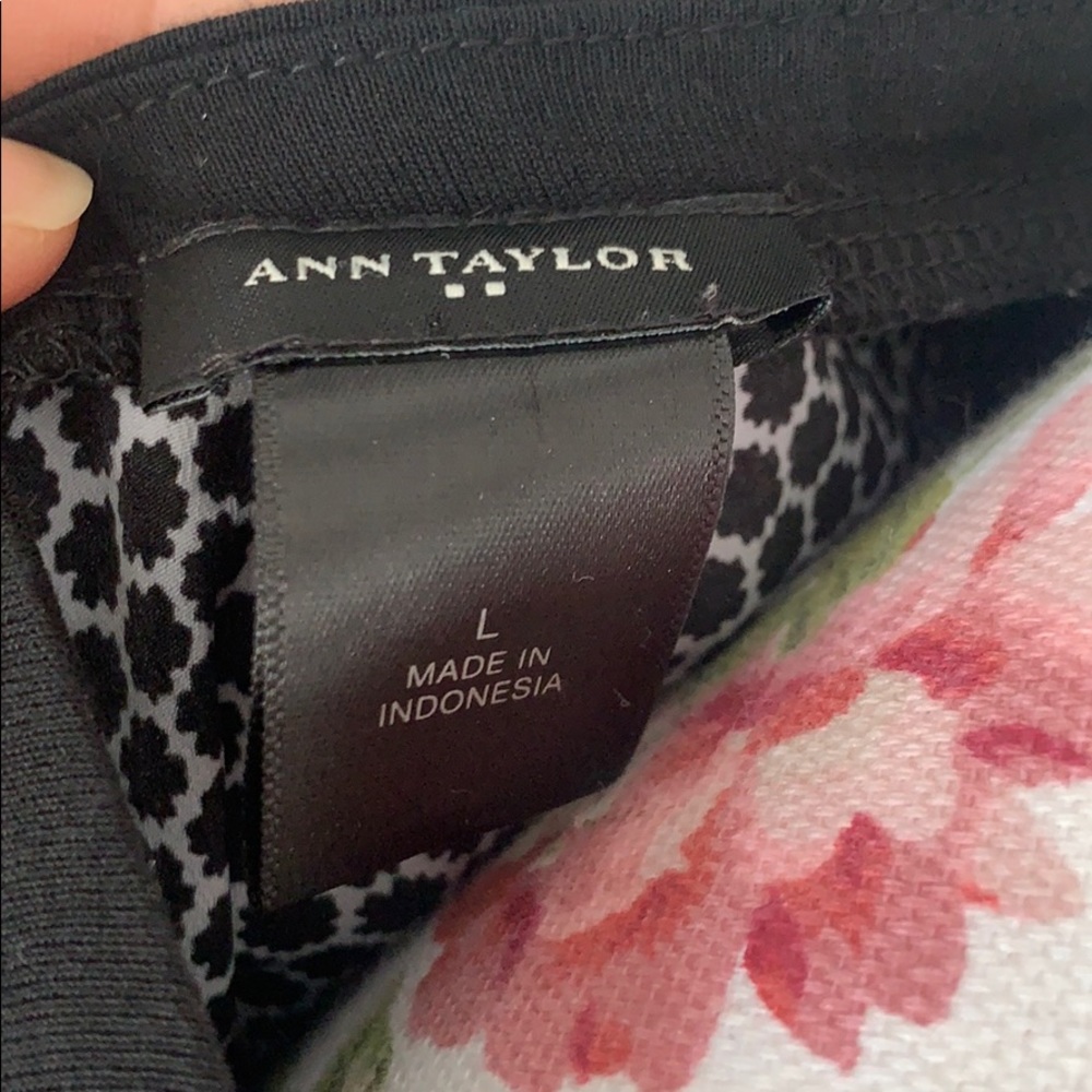 Ann Taylor black and white shirt - Picture 3 of 3
